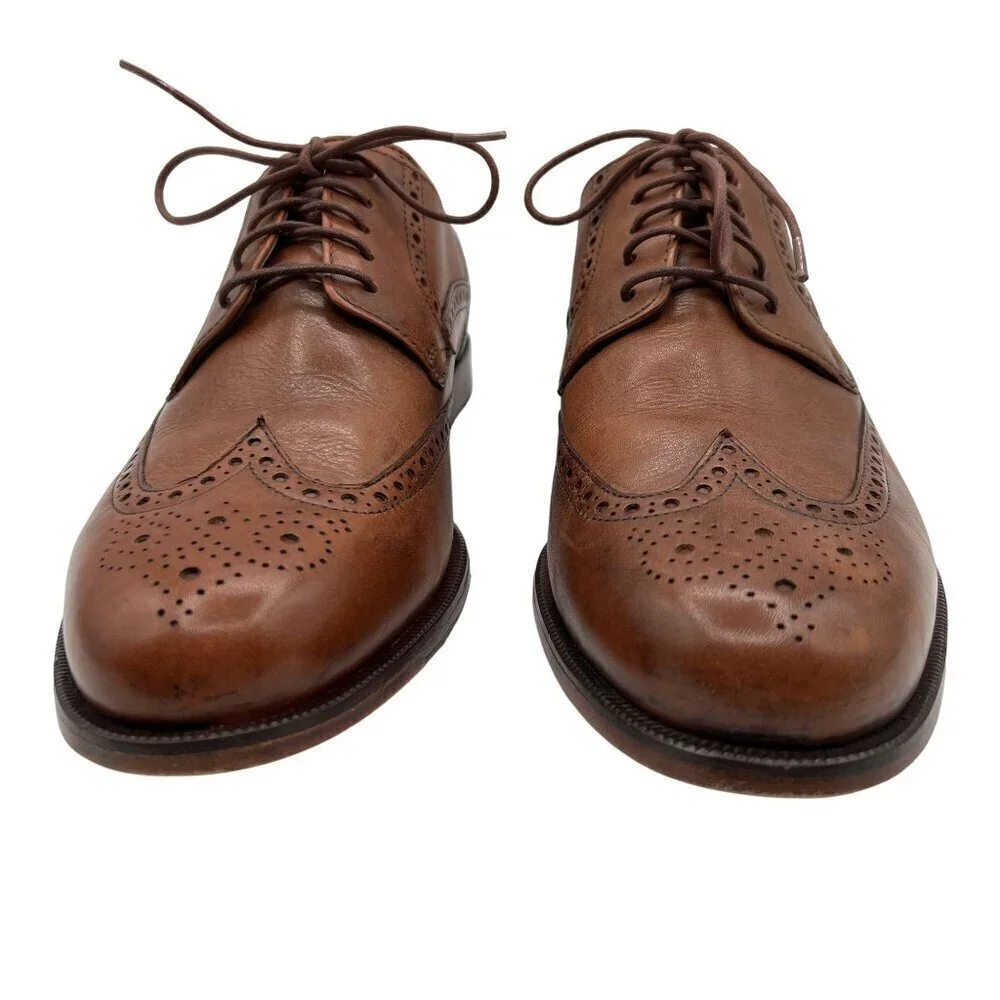 Cole Haan Grand.OS Mens 9.5W Leather Wingtip Brogue Oxford Comfort Shoe Timeless